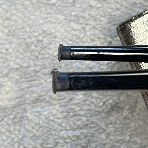 IRO Metallic Davy Ankle Boots Stiletto Heel Silver Sz 41 - Picture 12 of 15